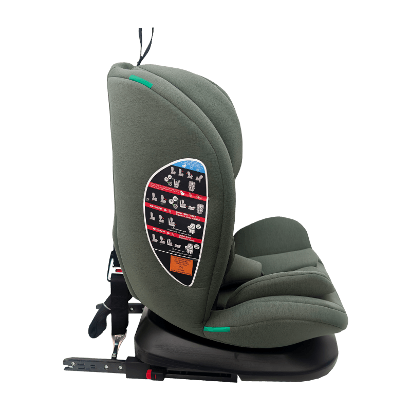 OG801A ECE R129 ISIZE Baby Car SEAT 40-150 سم ISOFIX مقاعد سلامة الطفل 360 درجة تدوير كبير