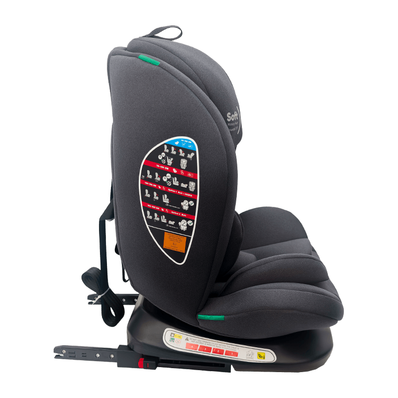 OG801A ECE R129 ISIZE Baby Car SEAT 40-150 سم ISOFIX مقاعد سلامة الطفل 360 درجة تدوير كبير