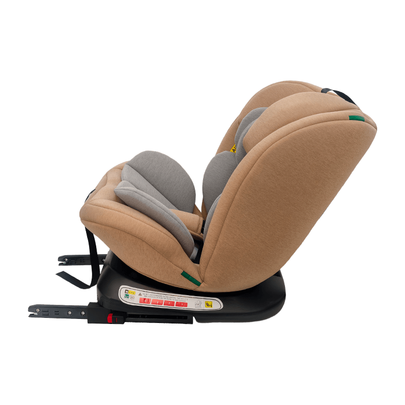 OG801A ECE R129 ISIZE Baby Car SEAT 40-150 سم ISOFIX مقاعد سلامة الطفل 360 درجة تدوير كبير