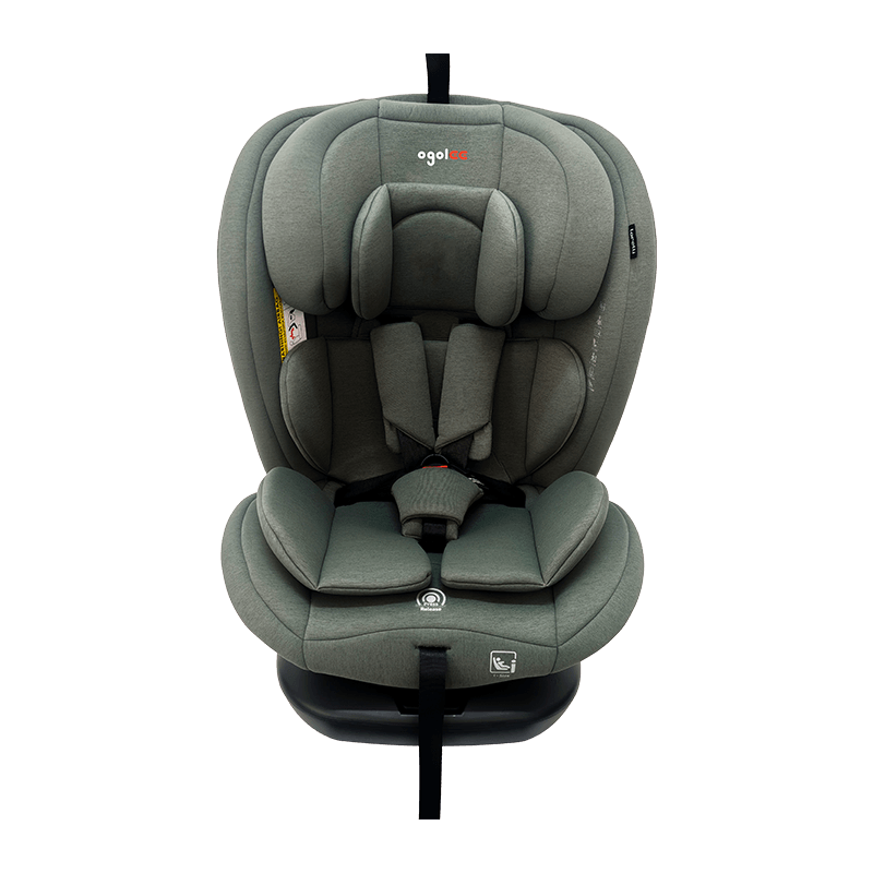 OG801A ECE R129 ISIZE Baby Car SEAT 40-150 سم ISOFIX مقاعد سلامة الطفل 360 درجة تدوير كبير