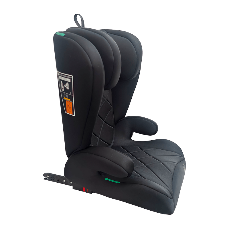 OG303B مع مقعد سيارة isofix ، ومقعد السيارة 2 3 ، والمعززة القابلة للطي ، والأسود مع النقش